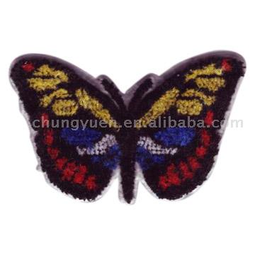 Flocking Embroidery Badges and Patches