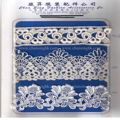 water soluble lace (water soluble lace)