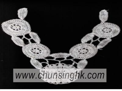 hand crochet collar