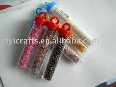 Glass Seed Beads In the Tube Packing