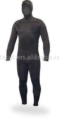 SCUBA Semi-Dry hooded neoprene suit (SCUBA Semi-Dry hooded neoprene suit)