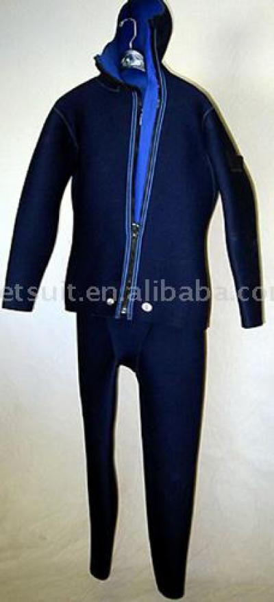 5mm Hooded Beavertail Neoprene Wetsuit (5mm Hooded Beavertail Neoprene Wetsuit)