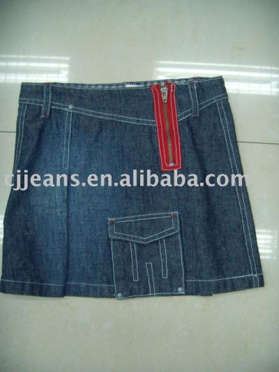 Kid Blue Mini Skirt
