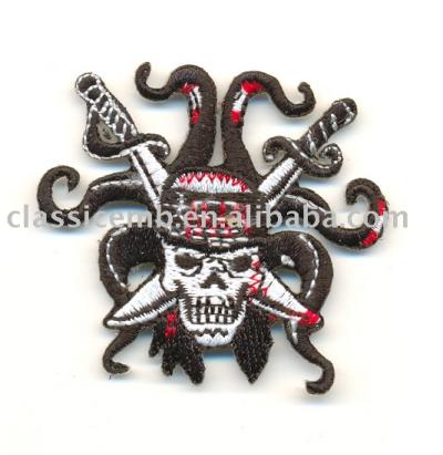 Laser cut embroidery patch (Laser cut embroidery patch)
