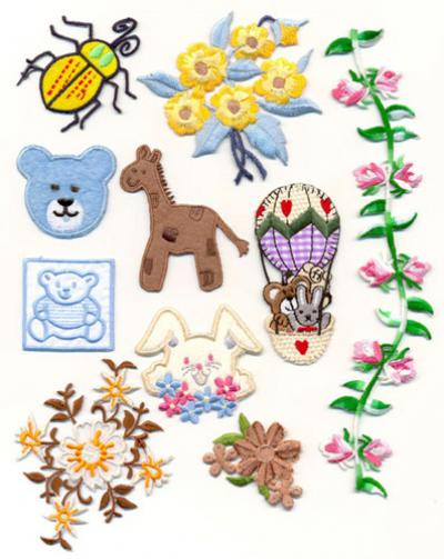 Embroidered Patches for Children Garments