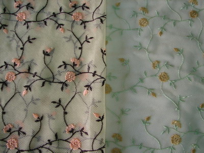Cotton Mesh with Embroidery 2 (Cotton Mesh With Embroidery)