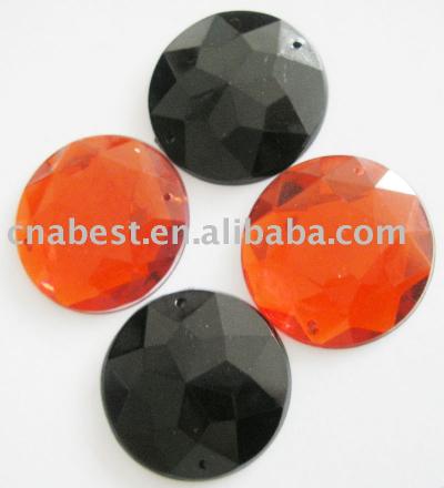 Acrylic Rhinestone - 30mm round (Acryliques Stras - 30mm ronde)