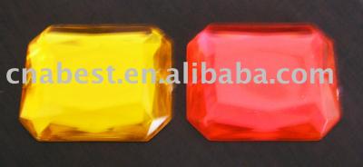 Sew on Acrylic Rhinestone - 25*30mm rectangle (Annähen Acryl Strass - 25 * 30mm Rechteck)