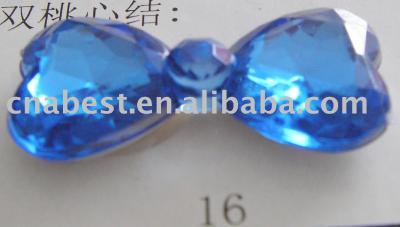 Acrylic Rhinestone - 16mm tie (Acryl Strass - 16mm Krawatte)