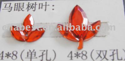 Acrylic Rhinestone - rice leaf 4*8mm (Акриловые Rhinestone - риса Лист 4 * 8mm)