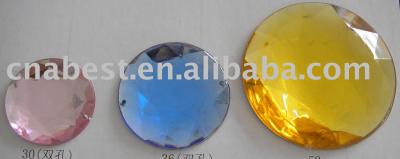 Acrylic Rhinestone - round shape (Acryl Strass - runde Form)