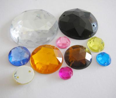 Acrylic Rhinestone - for sewing (Acryl Strass - zum Nähen)