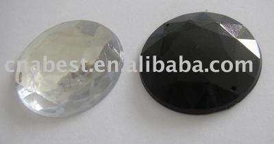 Acrylic Rhinestone - 35mm round (Acryl Strass - 35mm lang)