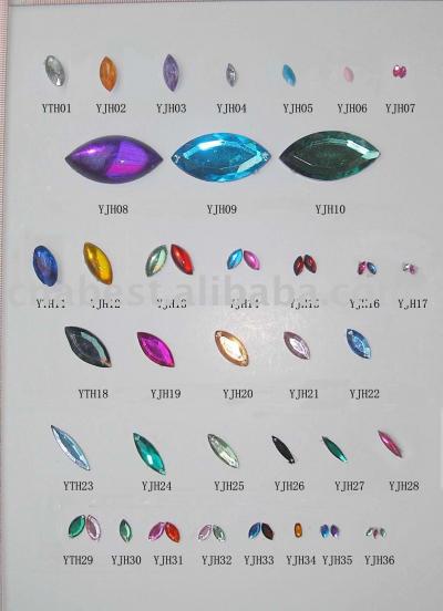 Acrylic Rhinestone - eye shape