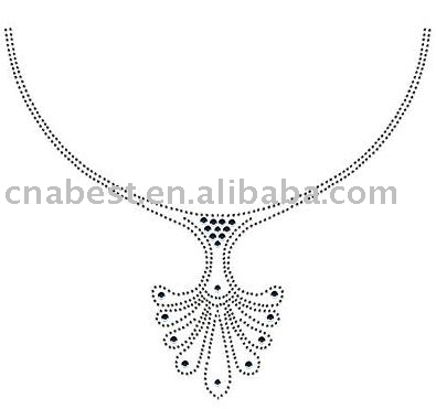 Hot Fix Picture 08 - necklace shape (Hot Fix Bild 08 - Halskette Form)