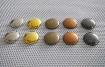 Brass Nailhead / Hot Fix Copper Studs - 10mm and 5 colors (Cuivres Nailhead / Hot Fix Studs Copper - 10mm et 5 couleurs)