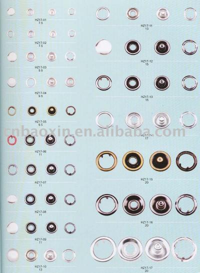 Prong snap button (Prong Snap-Taste)