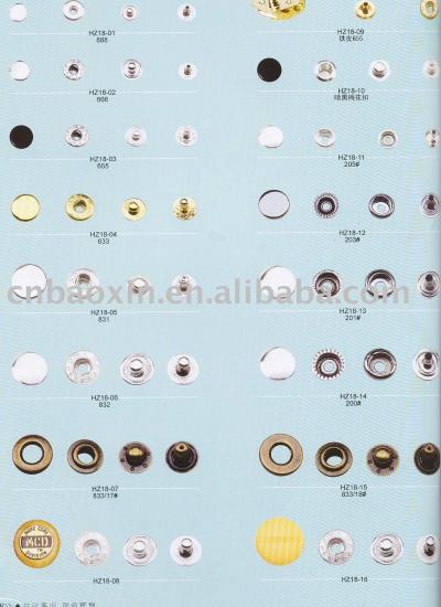 snap button (Snap-Taste)