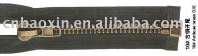 Metal zippers (Fermetures à glissière métalliques)
