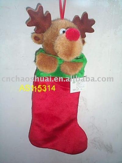 Christmas stocking with toy (Christmas stocking with toy)
