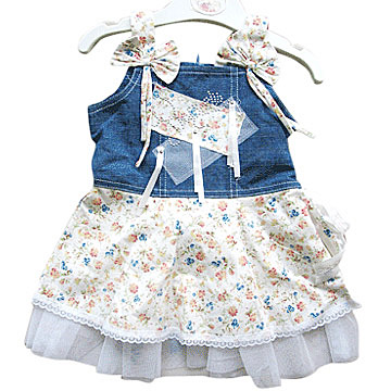 Girls` One-Piece Dress