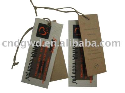 kraft paper hand tag (Kraftpapier Hand tag)