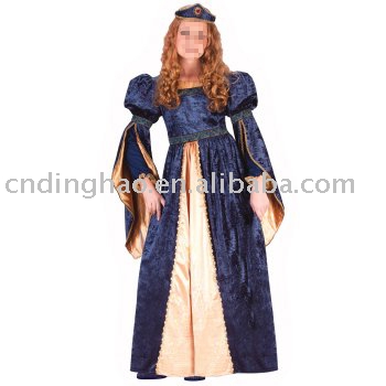 blue princess costume