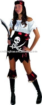 Teen glam pirate costume (Teen glam pirate costume)