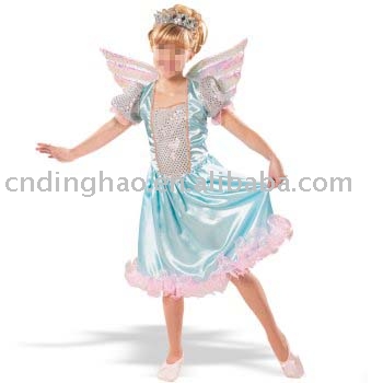blue winged princess costume