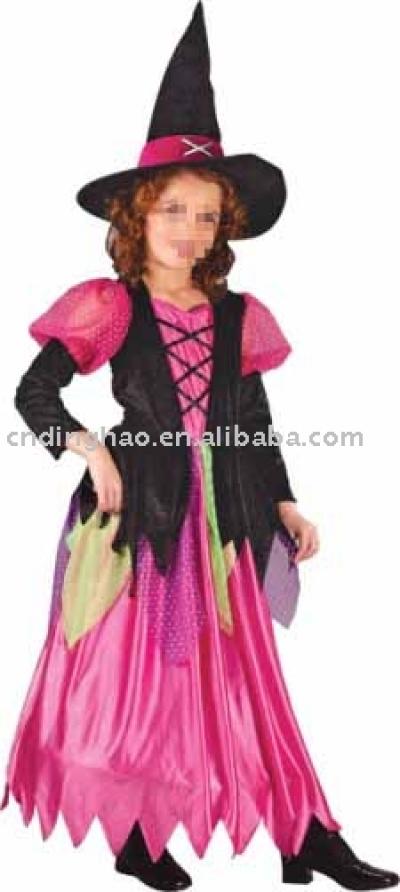 rainbow witch costume