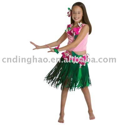 Hula Girl Child costumes