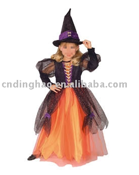 pretty witch child costume