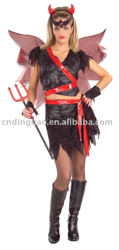 Adult deluxe demon fairy costume (Adult deluxe demon fairy costume)