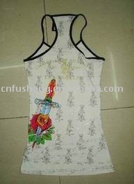 lady`s vest, fashion new style gallus design brand name of 2008