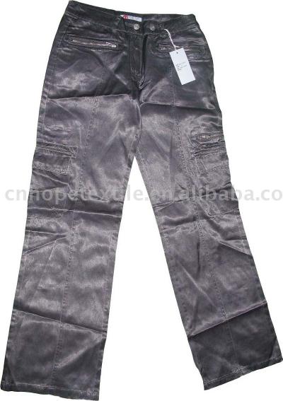 satin pants (satin pants)