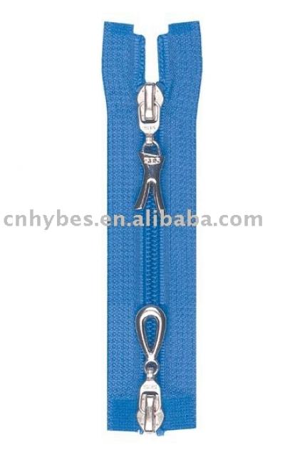 5# Nylon Zipper 2 Way O/E A/L with Plastic PIN %26 PIN (5 # 2 Nylon Zipper Путь O / EA / L с пластиковыми PIN 26% ПИН)