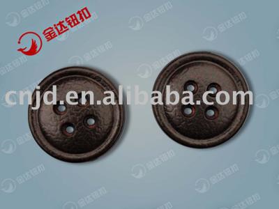 imitation leather button