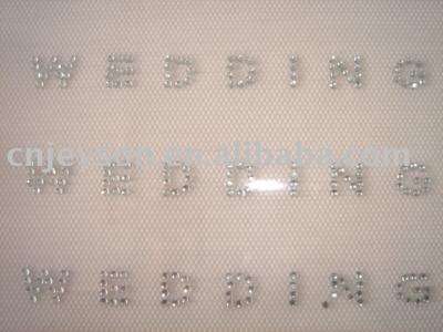 iron rhinestone sticker (Eisen Strass Sticker)
