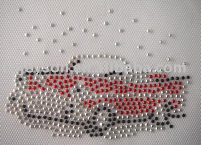 Iron on Rhinestone sticker (Iron on Strass Sticker)