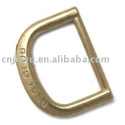 D-shaped buckle