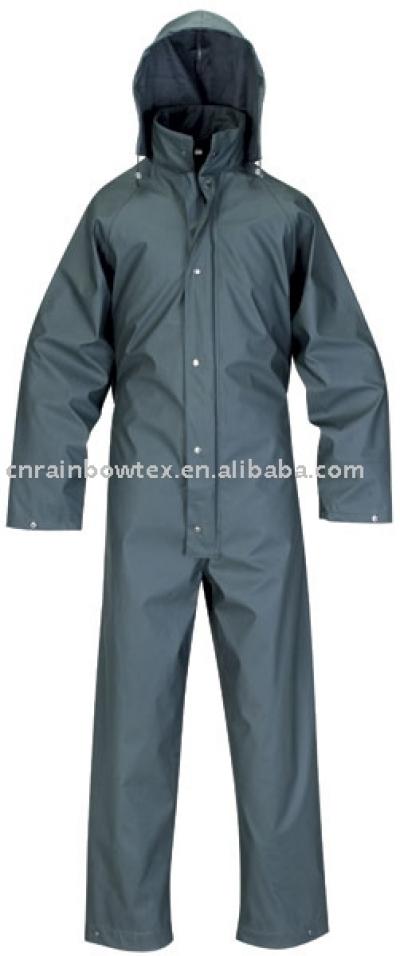 Stretchable PU coverall (Эластичный ПУ комбинезон)