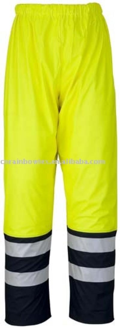 High visibility PU stretchable PU trouser (Высокая видимость ПУ растягивающийся брюк PU)