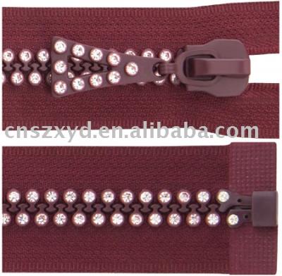 rhinestone zipper (rhinestone zipper)