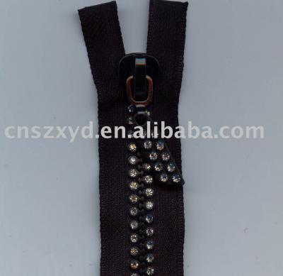 rhinestone zipper (rhinestone zipper)