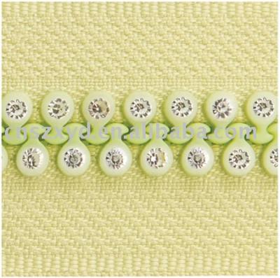 rhinestone zipper (rhinestone zipper)