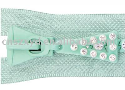 rhinestone zipper (rhinestone zipper)