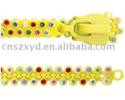 rhinestone zipper (rhinestone zipper)