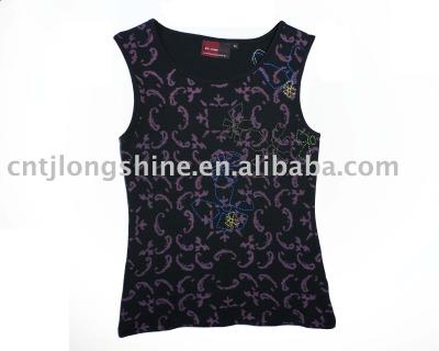 ladie`s knitted vest (ladie`s knitted vest)