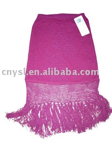 Ladies` Hand-Knitted Skirt