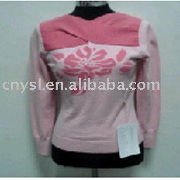 EX27357 / Ladies` jacquard pullover (EX27357 / Dames `pull jacquard)
